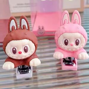 LABUBU Stapler in Pink and Brown